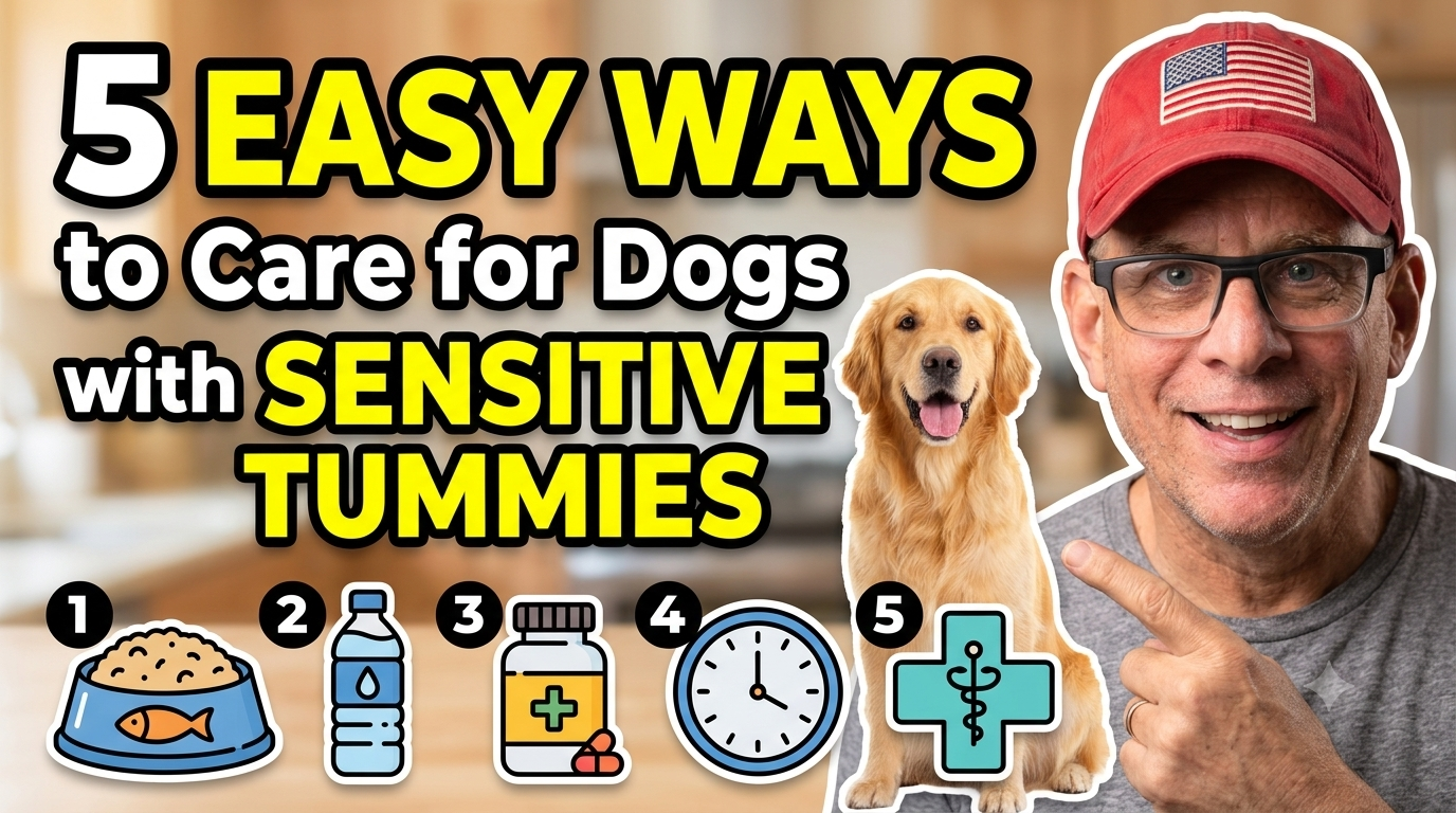 5 Easy Ways to Care for Dogs with Sensitive Tummies