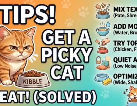 5 Tips for getting a picky cat to eat