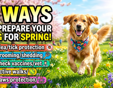 5 Ways To Prepare Your Dog For Spring