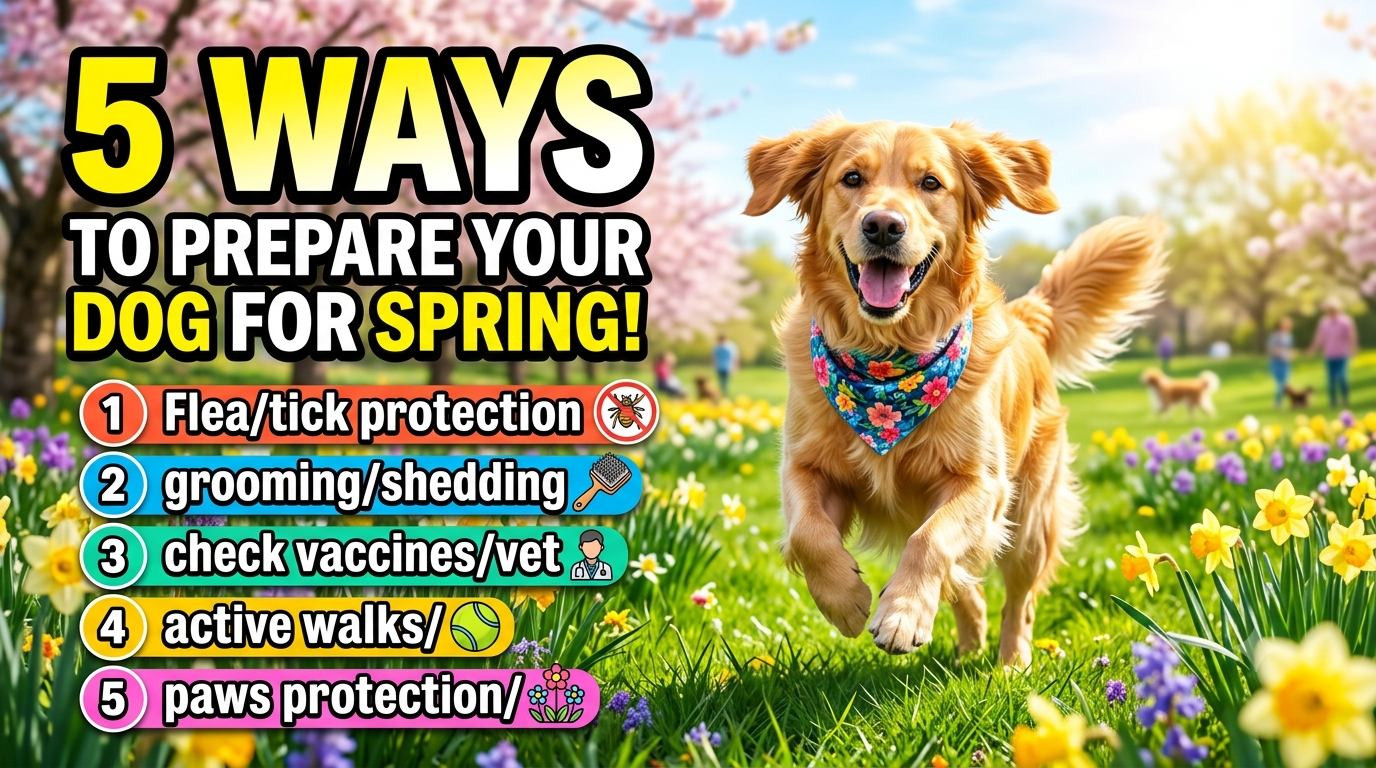 5 Ways To Prepare Your Dog For Spring