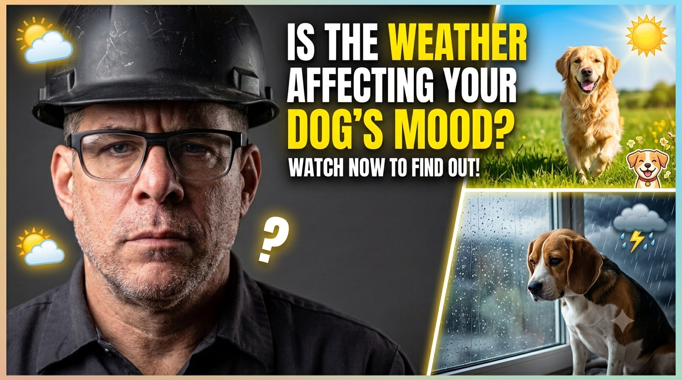 A dog looking thoughtfully out a rain-streaked window