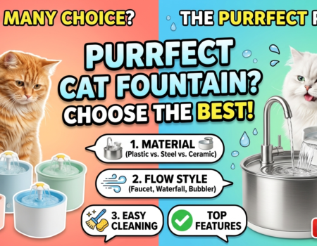 How to choose the purrfect cat water fountain