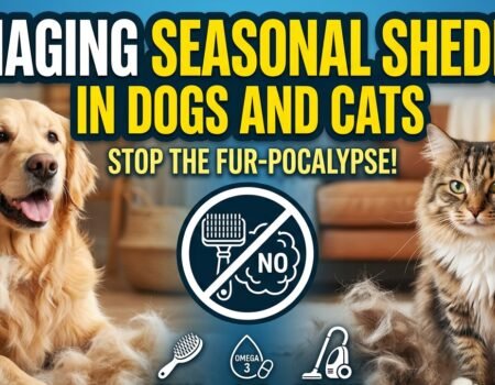 Managing Seasonal Shedding in Dogs and Cats