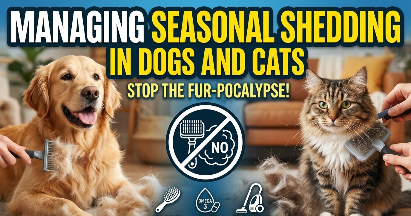 Managing Seasonal Shedding in Dogs and Cats