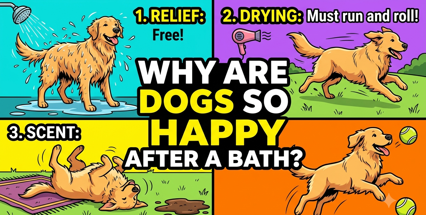 Why Are Dogs So Happy After a Bath
