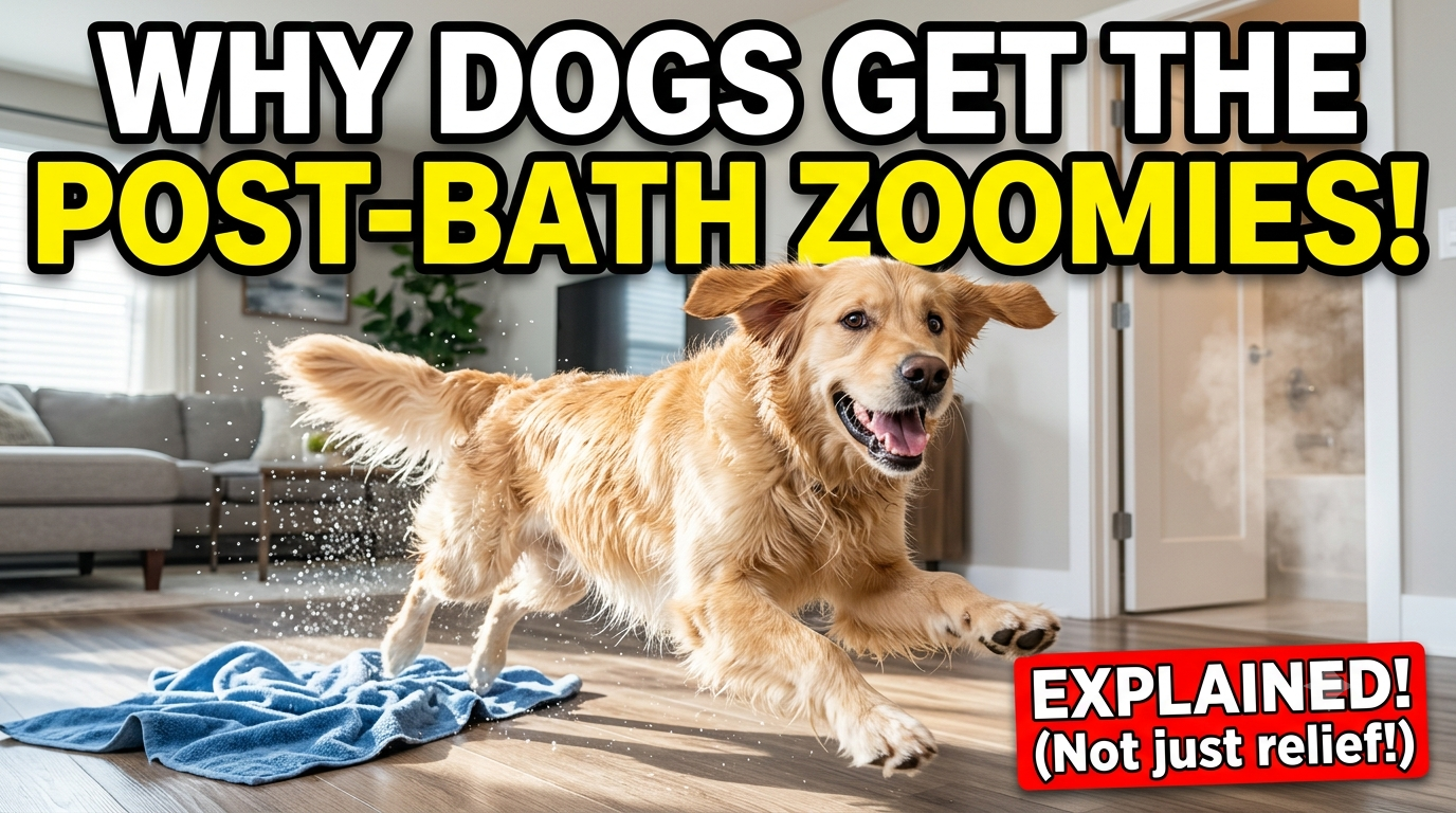A wet dog shaking off water vigorously outdoors
