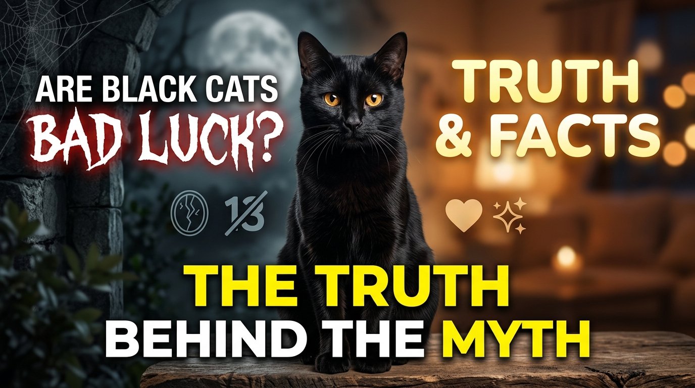 A sleek black cat with bright yellow eyes staring confidently into the camera