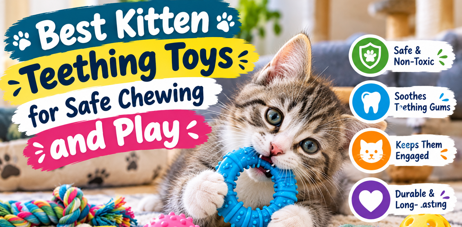 Best Kitten Teething Toys for Safe Chewing and Play