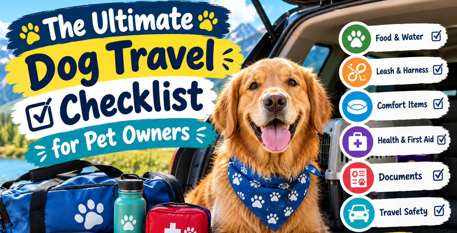 The Ultimate Dog Travel Checklist for Pet Owners