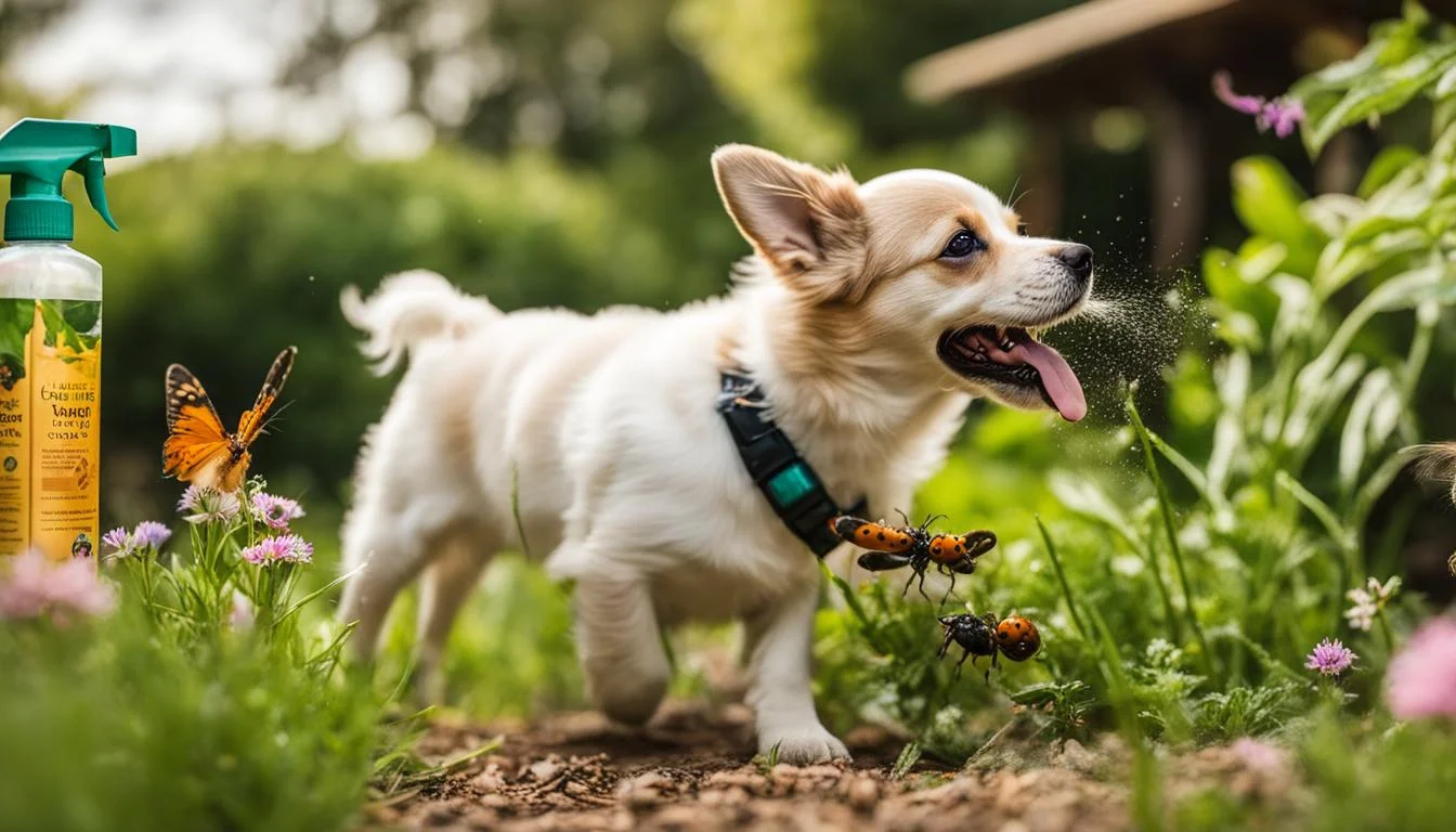 easy DIY bug spray for pets
