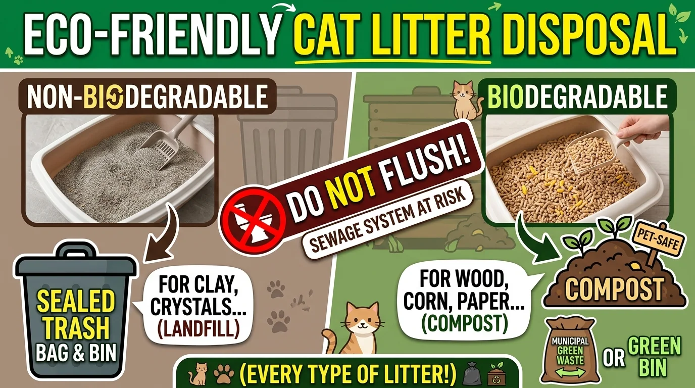 A clean, natural environment symbolizing eco-friendly pet care