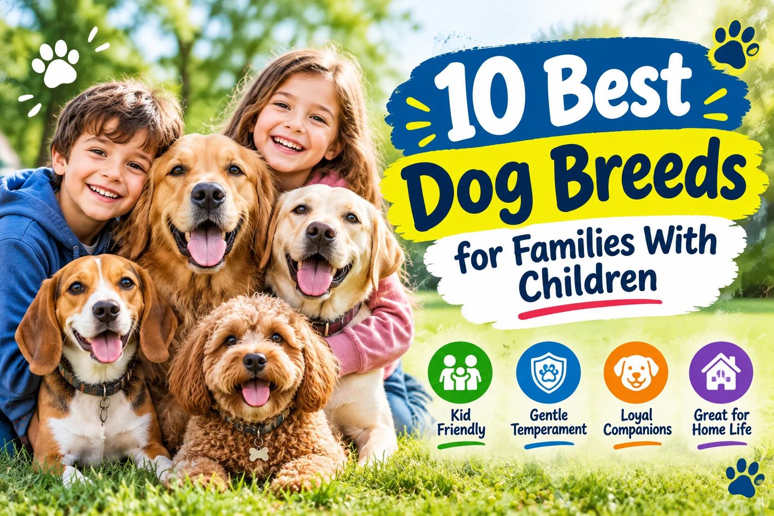 10 Best Dog Breeds for Families With Children